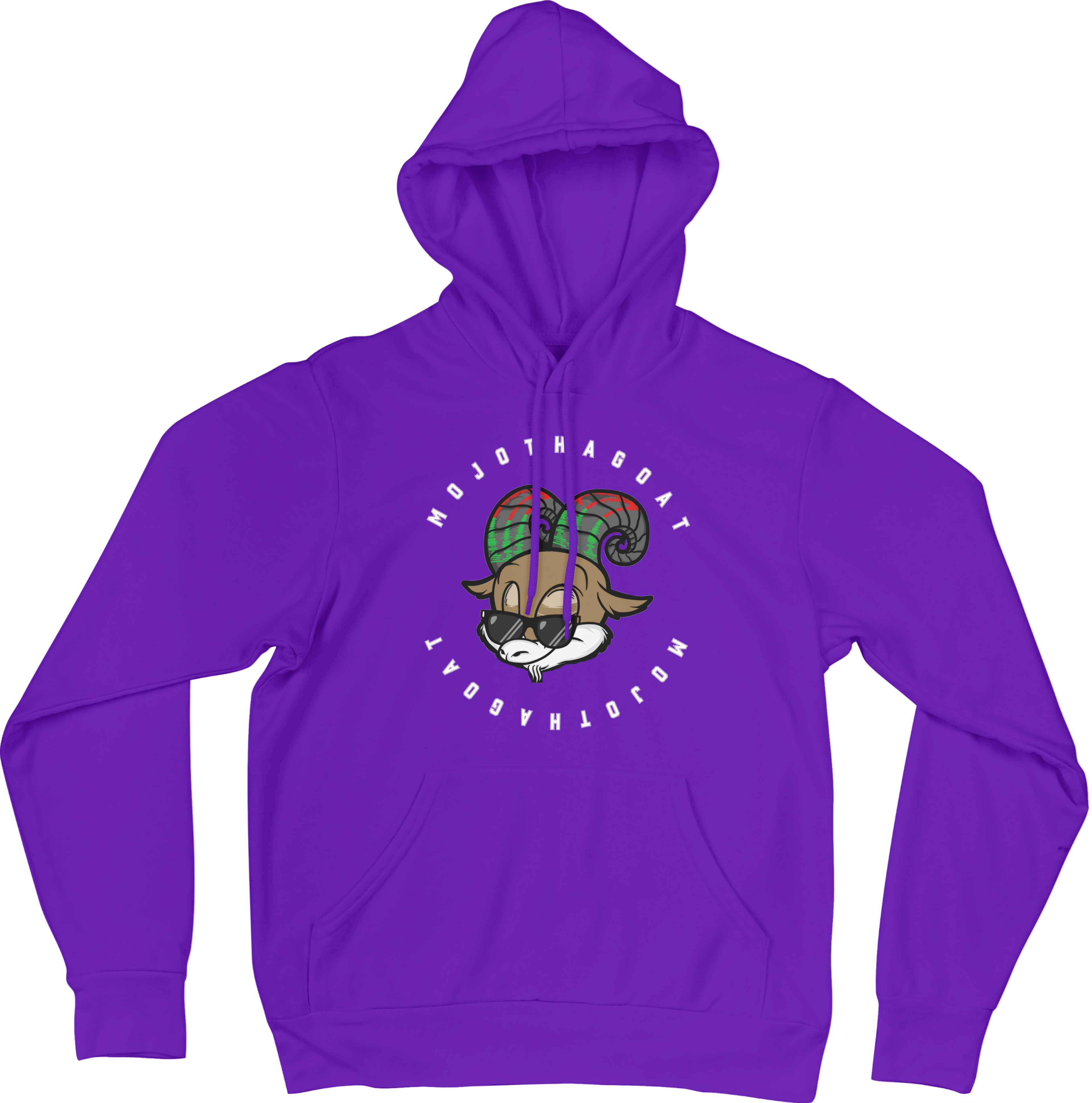 Around the World "MOJOTHAGOAT" Hoodie ~ Original White Letters